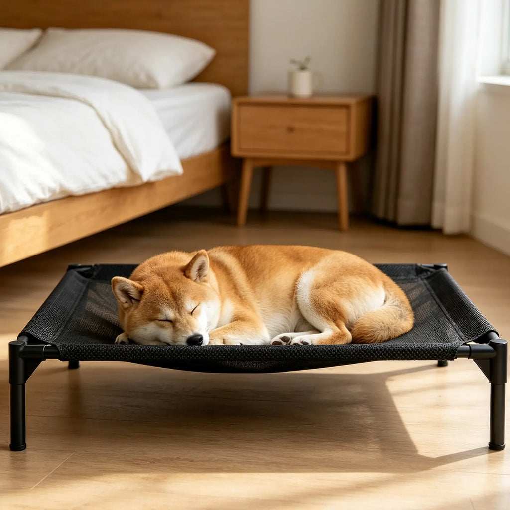 「Pawplanet」Breathable Elevated Cooling Dog Bed,Breathable Mesh/Oxford Cloth Pet Bed ,Breathable Textilene Mesh,Portable Raised Bed for Indoor&Outdood Use Summer Petlover Outdoorfun,Mesh Dog Bed,Elevated Dog Bed,Suspended Dog Bed,Valuxe Elevated Dog Bed
