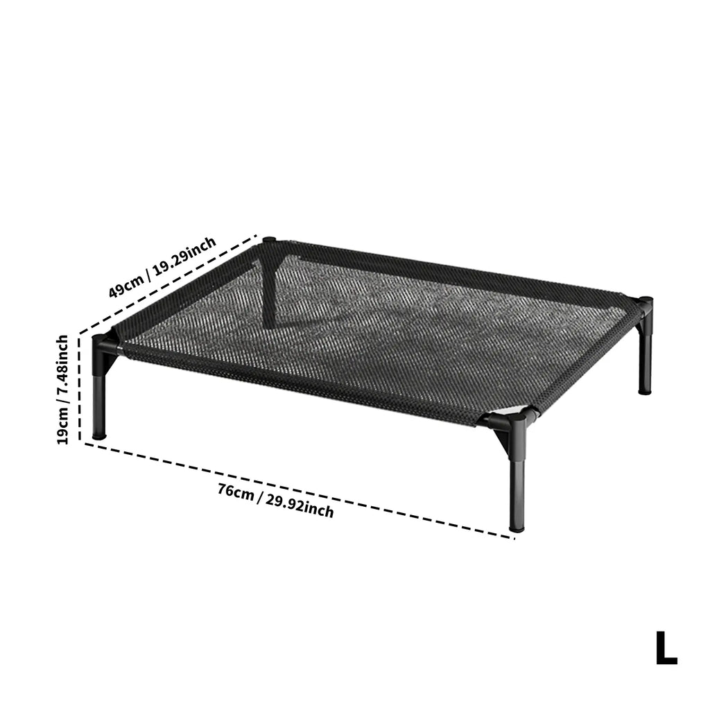 「Pawplanet」Breathable Elevated Cooling Dog Bed,Breathable Mesh/Oxford Cloth Pet Bed ,Breathable Textilene Mesh,Portable Raised Bed for Indoor&Outdood Use Summer Petlover Outdoorfun,Mesh Dog Bed,Elevated Dog Bed,Suspended Dog Bed,Valuxe Elevated Dog Bed