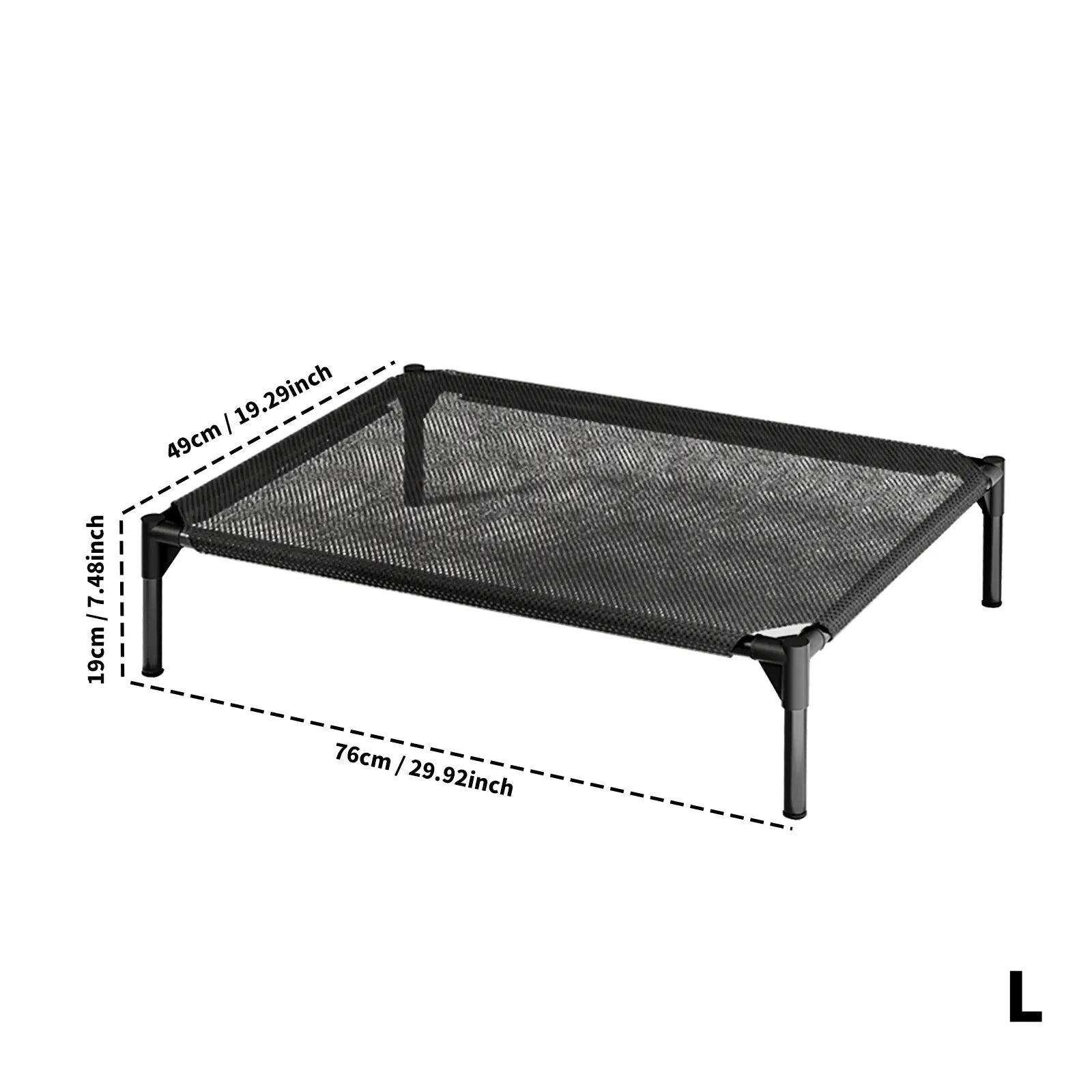 「Pawplanet」Breathable Elevated Cooling Dog Bed,Breathable Mesh/Oxford Cloth Pet Bed ,Breathable Textilene Mesh,Portable Raised Bed for Indoor&Outdood Use Summer Petlover Outdoorfun,Mesh Dog Bed,Elevated Dog Bed,Suspended Dog Bed,Valuxe Elevated Dog Bed